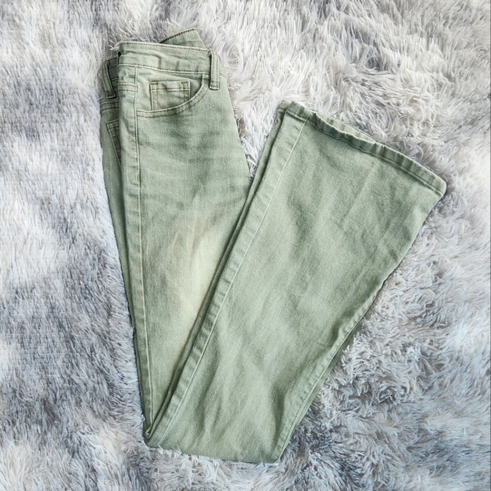 Stretch flared jeans